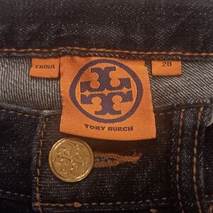 Tory Burch Womens Dark Denim Jeans 28